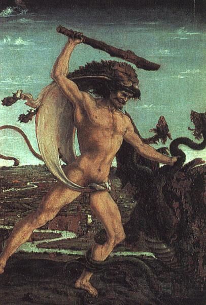Antonio Pollaiuolo Hercules and the Hydra Spain oil painting art